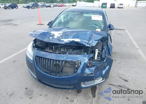 2011 Buick Regal Cxl Turbo Russelsheim из США, поврежденный, VIN W04GW5EV0B1138661